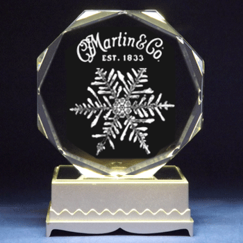 Octagonal custom engraved crystal awards