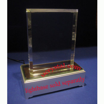 Passion plate crystal plaque