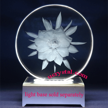 Sunrise extra large corporate crystal awards