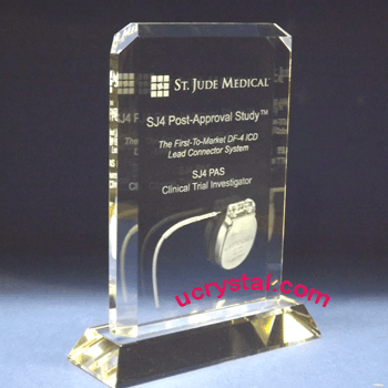 executive crystal awards rectangular extra large 3