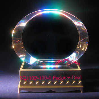 Oval 3d photo Crystal package deal 1